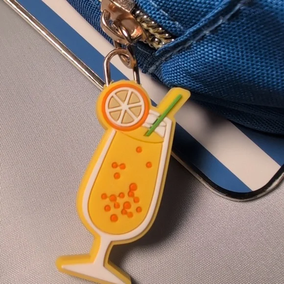 Wandering Moon Small Square Zipper Pouch Lemonade - Picture 3 of 8